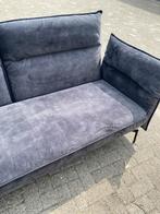 !!ACTIE!! Donkerblauwe hoekbank, gratis levering, 250 tot 300 cm, Hoekbank, Zo goed als nieuw, Vierpersoons of meer