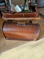 Antieke Singer Naaimachine met Houten Kast, Ophalen