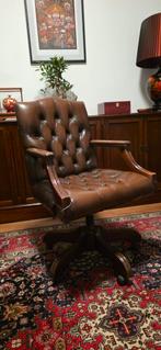 Klassiek Engels Chesterfield President Chair Bureaustoel, Ophalen of Verzenden, Gebruikt