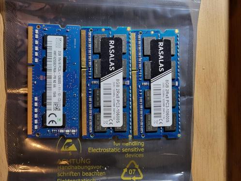 8 GB RAM DDR3 en 2 GB DDR3 geheugen module Laptop, Computers en Software, RAM geheugen, Zo goed als nieuw, Laptop, 8 GB, DDR3