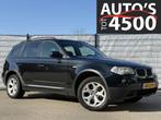 BMW X3 2.0i Trekhaak! Nieuwe apk! (06-2026!), Stof, 4 cilinders, 150 pk, Zwart
