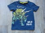 T-shirt donker blauw dino maat 98 / 104 dinosaurus, Ophalen of Verzenden, Zo goed als nieuw, Shirt of Longsleeve, Jongen