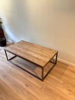 Teakhouten salontafel koffietafel, Ophalen, Gebruikt, 100 tot 150 cm, Teakhout