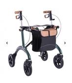 Saljol luxe rollator groen carbon paar weken gebruikt, Ophalen, Zo goed als nieuw