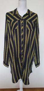 Zwart met geel gestreepte lange blouse van So Soire maat XXL, So Soire, Ophalen of Verzenden, Zo goed als nieuw, Blouse of Tuniek