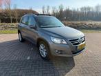 Volkswagen Tiguan 2.0 Tfsi 125KW 4MOTION DSG 2008 Grijs, Auto's, Volkswagen, Automaat, Open dak, Stof, Zwart