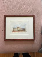 Aquarel Schilderij Ingelijst - Andersen Signatuur, Ophalen of Verzenden