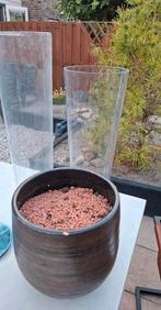 Vasen/plantenpot, Huis en Inrichting, Woonaccessoires | Vazen, Ophalen, Overige kleuren, Glas, 50 tot 75 cm