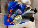 Snorkelset met vinnen en duikbril, Ophalen, Gebruikt, Duikbril of Snorkel