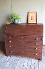 Prachtige antieke mahonie houten secretaire, bureau, buro., Antiek en Kunst, Verzenden