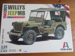 Willys Jeep MB  (Italeri 1/24), Groter dan 1:32, Nieuw, Ophalen of Verzenden, Italeri