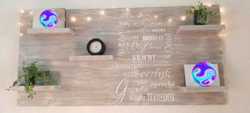 WANDBORD GREYWASH 125X60 CM. Z.G.A.N. beschikbaar voor biedingen