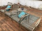 Tuinstoelen vier, Tuin en Terras, Tuinstoelen, Ophalen, Gebruikt, Kunststof