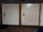 Boven kastjes piet de zwart 2x ,1950", Huis en Inrichting, Ophalen, Zo goed als nieuw, 25 tot 50 cm, Minder dan 100 cm