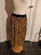 ADDY, van den Krommenacker, plooirok,tijger,geel-zwart, Maat 38/40 (M), Overige kleuren, Ophalen of Verzenden, Zo goed als nieuw