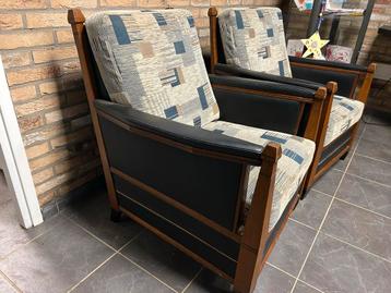 2 art deco stijl fauteuils beschikbaar voor biedingen