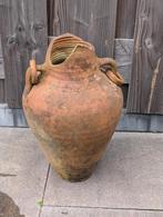 Grote terracotta kruik 57 cm, Ophalen, Gebruikt