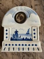 Klokje Art deco majolica wasmuel schouwgarnituur, Antiek en Kunst, Ophalen of Verzenden