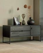 Gezocht: Woood Silas TV meubel 1.20 meter zwart, Huis en Inrichting, Kasten | Televisiemeubels, Ophalen, Gebruikt, 100 tot 150 cm