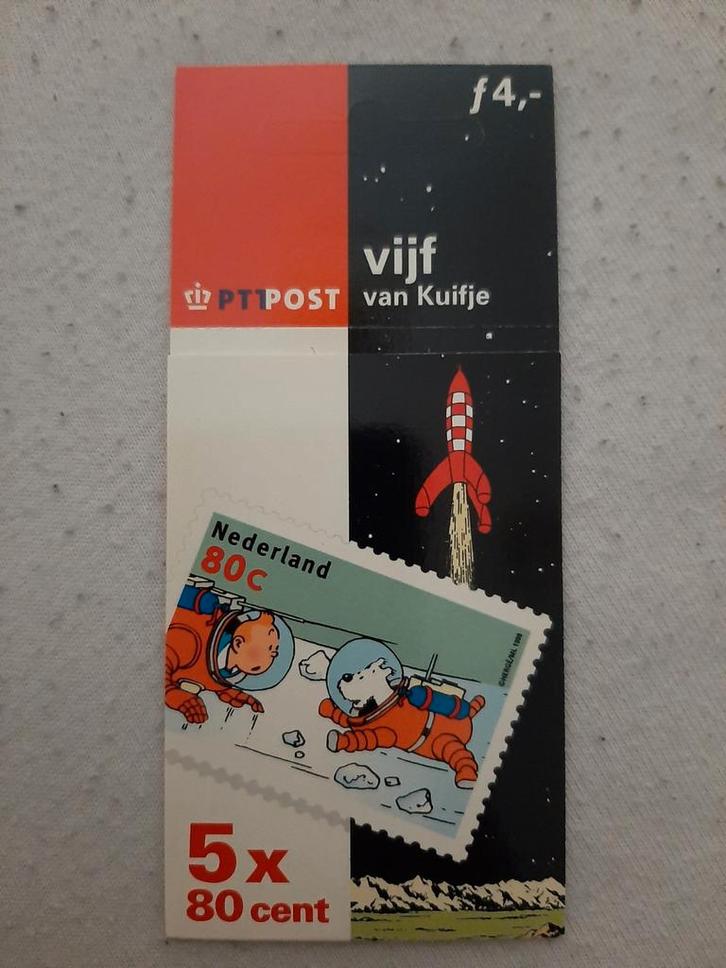 Kuifje Postzegels - Mannen op de Maan, Postzegels en Munten, Postzegels | Nederland, Postfris, Na 1940, Ophalen of Verzenden