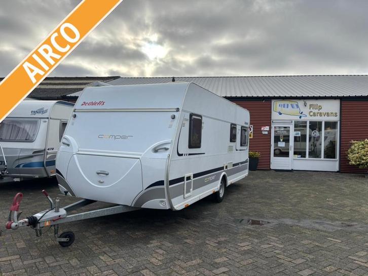 Dethleffs Camper 500DB bj, 2010 met AIRCO en Cassette luifel, Caravans en Kamperen, Caravans, Bedrijf, tot en met 4, 1000 - 1250 kg