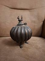 Indiaase Bronzen Inktpot met Vogel - zeldzaam, Ophalen, Brons