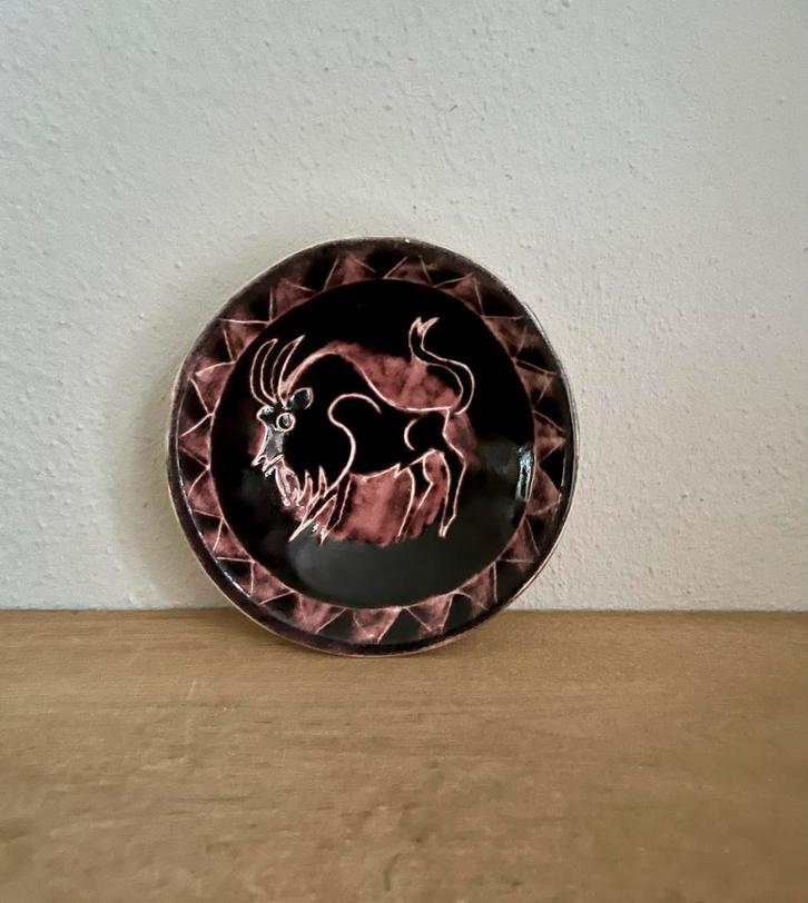 Vintage 'De Gats’ schoteltje, Antiek en Kunst, Antiek | Keramiek en Aardewerk, Ophalen of Verzenden