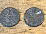 1 cent 1942 en 1943, Postzegels en Munten, Munten | Nederland, Ophalen of Verzenden, Koningin Wilhelmina, Losse munt