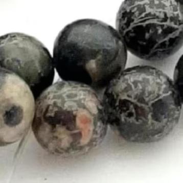 Streng Black Sea Sediment Jaspis edelsteen kralen 8 mm beschikbaar voor biedingen