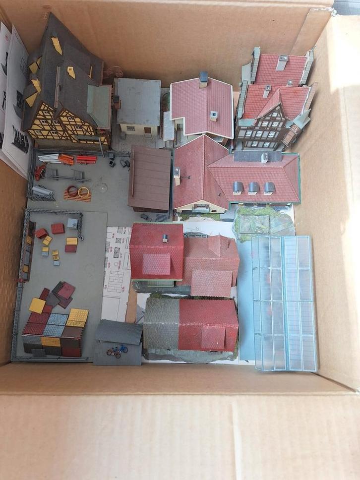 Deel 2: Faller, kibri, vollmer, Holland scale, modelbouw, Hobby en Vrije tijd, Modeltreinen | H0, Zo goed als nieuw, Brug, Tunnel of Gebouw