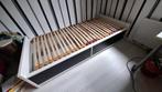 Ikea bed Flaxa 90 x 200, Huis en Inrichting, Slaapkamer | Bedden, Ophalen, 90 cm, Eenpersoons, Wit