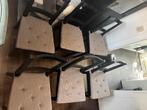 IKEA Bertil stoelen set van 6 incl kussens, Ophalen, Gebruikt, Zwart, Vijf, Zes of meer stoelen