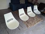 5 stoelen Calligaris Jam (wit), Huis en Inrichting, Stoelen, Ophalen, Kunststof, Gebruikt, Wit