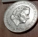 Zilveren 2½ Gulden Koningin Juliana 1960, Koningin Juliana, Zilver, Ophalen of Verzenden, Losse munt