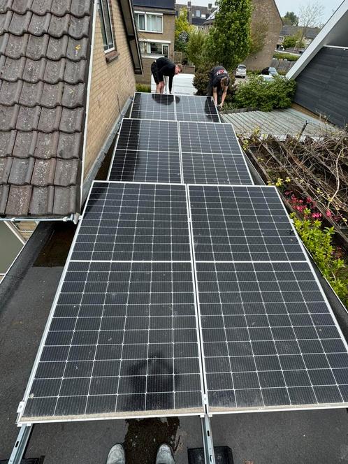 6x DMEGC 500wp zonnepanelen met solaredge optimizer, Doe-het-zelf en Verbouw, Zonnepanelen en Toebehoren, Zo goed als nieuw, Compleet systeem