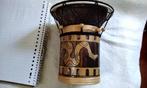 Afrikaanse houten trommel djembe, Ophalen of Verzenden, Gebruikt, Trommel