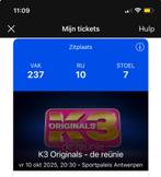 K3 originals antwerpen, Eén persoon