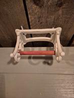 Brocante toiletrolhouder, Huis en Inrichting, Badkamer | Badtextiel en Accessoires, Ophalen of Verzenden, Gebruikt, Wit