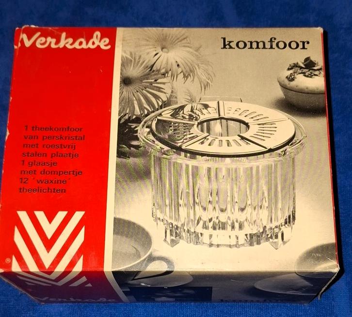 Brocante Verkade thee komfoor, Antiek en Kunst, Antiek | Glas en Kristal, Ophalen