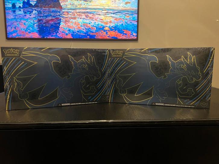 Phantasmal Flames Mega Charizard X UPC, Hobby en Vrije tijd, Verzamelkaartspellen | Pokémon, Nieuw, Ophalen of Verzenden