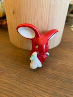 Vintage Goebel Konijntje - Rood sneeuwvlok, Ophalen of Verzenden, Gebruikt