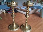 Koperen Kandelaars, Antiek en Kunst, Antiek | Kandelaars, Ophalen of Verzenden, Koper of Brons