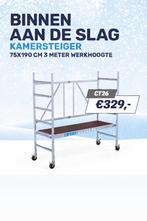 Kamersteiger - 75x190 cm - 3 meter werkhoogte, Ophalen of Verzenden, Nieuw, Rolsteiger of Kamersteiger, 2 tot 5 meter