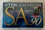 TDK SA-90EA Cassettebandje Nieuw, Cd's en Dvd's, Cassettebandjes, Overige genres, 1 bandje, Ophalen of Verzenden, Nieuw in verpakking
