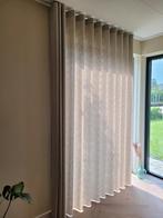 Inbetween wave gordijnen beige zand linnenmix  2x169x265, Huis en Inrichting, Stoffering | Gordijnen en Lamellen, Crème, 200 cm of meer