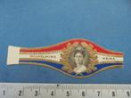 Oude sigarenband portret Koningin Wilhelmina, Verzamelen, Ophalen of Verzenden, Zo goed als nieuw, Sigarenbandjes
