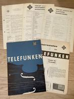 4x TELEFUNKEN Radio's Grammofoon Recorders 1962 (D732), Ophalen of Verzenden