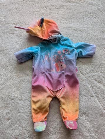 Babyborn Kleding - Eenhoorn Onesie beschikbaar voor biedingen