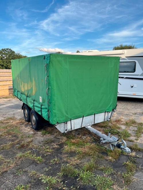 Huifaanhanger tandemasser op kenteken, Auto diversen, Aanhangers en Bagagewagens, Ophalen of Verzenden