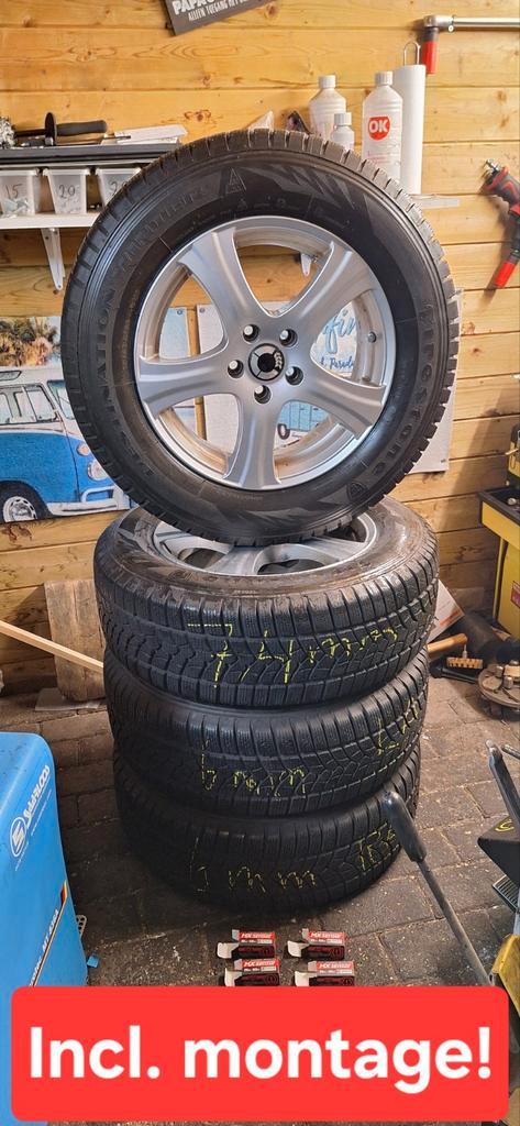 Set winterbanden Mokka 2012-2016 met NIEUWE TPMS‼️, Auto-onderdelen, Banden en Velgen, Banden en Velgen, Winterbanden, 16 inch